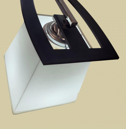 Lustră 5360/3 crom-negru, 3 becuri E27, design geometric [3]