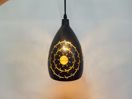 Lustră 60225/3 – Design decupat negru cu 3 pendule reglabile [2]