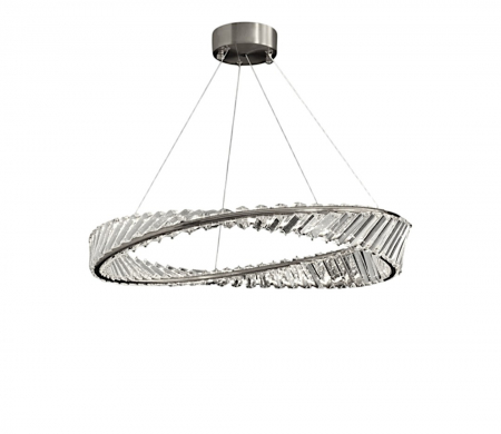 LUSTRE - Lustra LED 6039/600 – metal și sticlă cristal, 80W