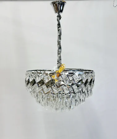 Lustră crom 6664/400 CH, 5 becuri E14, 40 cm diametru [3]