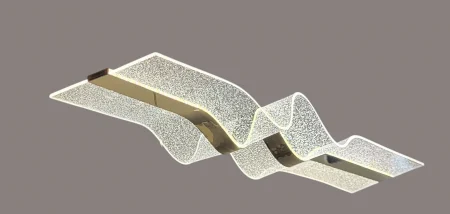 Lustră LED 7064/1000 cu telecomandă, finisaj auriu, lumină reglabilă 60W [1]