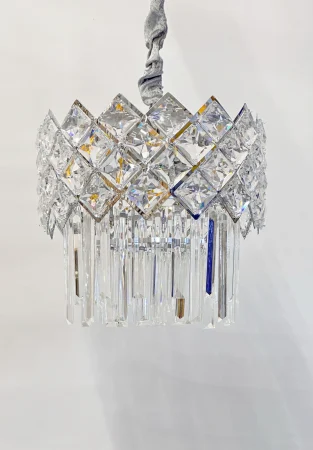 LUSTRE - Lustră crom 88158/300 CH, 3 becuri E14, 30 cm diametru