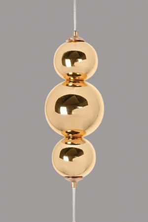 Lustră 985/5 Fluture, LED reglabil, 5 pendule aurii [5]