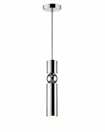 LUSTRE - Lustră Modernă Art-Deco7702/1, 1xE27 Negru Perlat, Reglabilă, Diametru 6 cm, IP21