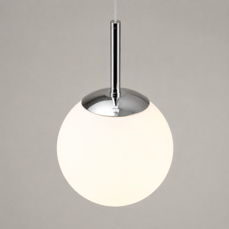Lustră suspendată 2403/3, 3 pendule sticlă mată albă, finisaje auriu, crom sau negru [3]