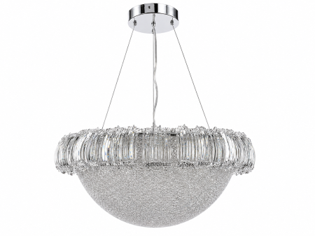 Lustră Suspendată LED 1060/1, Metal Cromat și Acril [1]