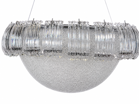 Lustră Suspendată LED 1060/1, Metal Cromat și Acril [2]