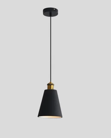 Pendul 2111 BK metal negru design cilindric modern 22 cm [1]