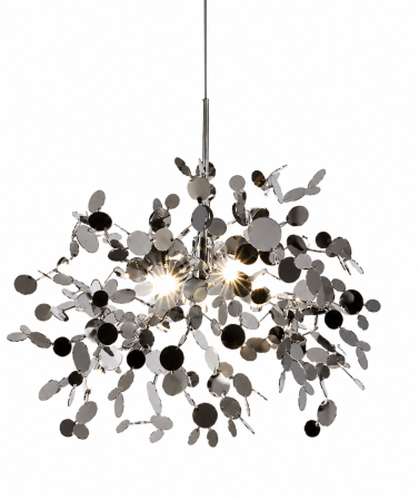Pendul 2404/450 CH – design modern cu discuri metalice, 3xG9, argintiu, diametru 45 cm [1]