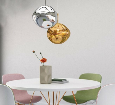 Pendul sticlă fumurie, roze sau auriu 3146/1 – iluminat suspendat modern E27 [2]