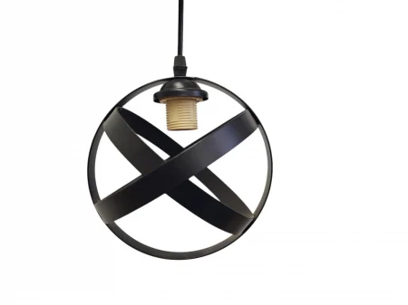 Pendul 7701/1 Negru – Iluminat Modern Sferic pentru Dormitor, Bucătărie și Living [2]