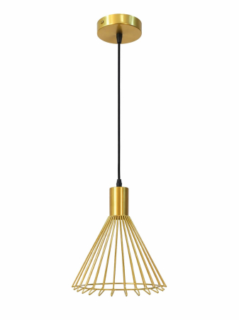 Pendul 8205/1 design geometric metal negru și auriu 23 cm [1]