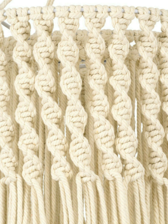 Pendul Boho Handmade Y005 din Bumbac Natural Macrame Ø33 cm [1]