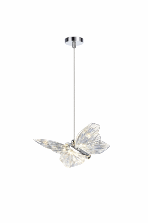 Pendul LED decorativ 1743/1 – design fluture din acril transparent [1]