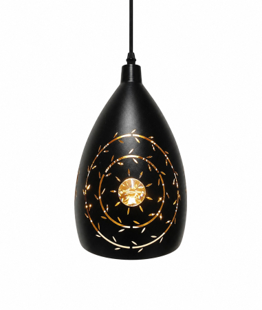 Pendul modern 60225/1 cu decupaje și detaliu acrilic [2]
