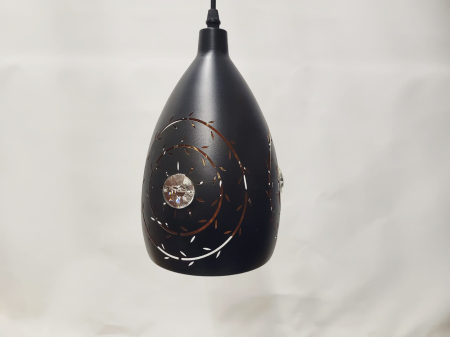 Pendul modern 60225/1 cu decupaje și detaliu acrilic [2]