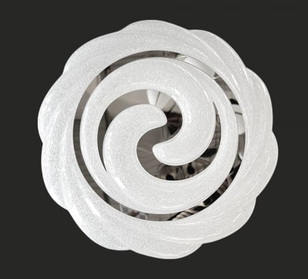 APLICE SI PLAFONIERE - Plafonieră LED 8305/400, Ø40 cm, 36W, 3 Temperaturi de Lumină, Alb & Argintiu