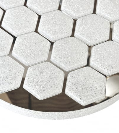 Plafonieră LED 8341/400, design rotund modern, 40 cm, 3 tipuri de lumină, argintiu & alb [2]