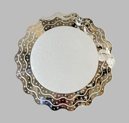 APLICE SI PLAFONIERE - Plafonieră LED 8351/400, Ø40 cm, 36W, 3 Temperaturi de Lumină, Alb & Argintiu