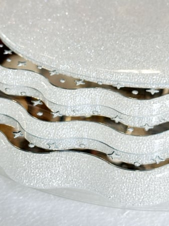 Plafonieră LED 8351/400, Ø40 cm, 36W, 3 Temperaturi de Lumină, Alb & Argintiu [2]