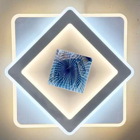 Plafonieră LED C17/500, 120W, pătrată, cu telecomandă și lumină reglabilă [1]