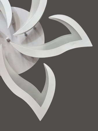 Plafonieră LED MX2394/6, 98W, Ø70 cm, cu Telecomandă, 3 Tipuri de Lumină, Alb [1]