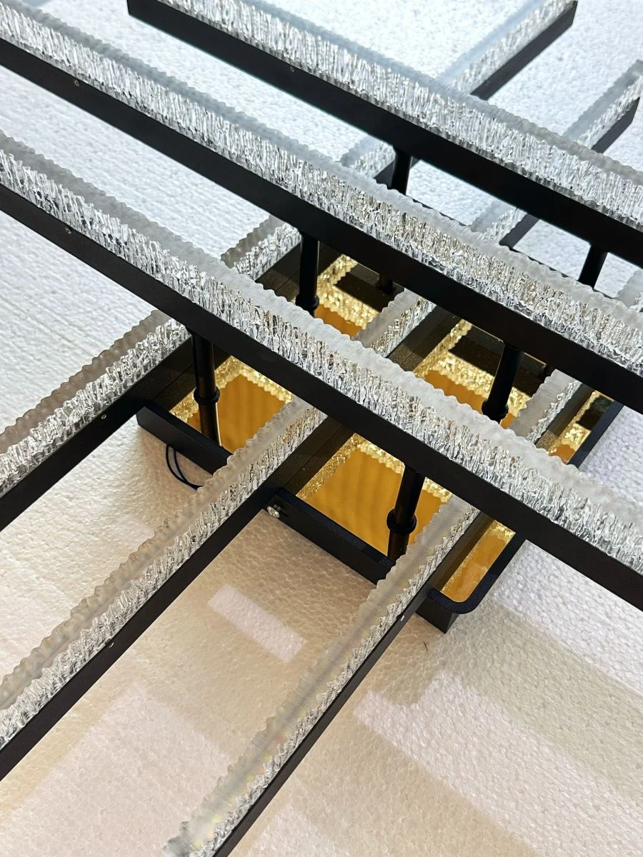 Plafonieră LED WG5131/6 A GD, 144W, Negru cu Auriu, Telecomandă, 3 Tipuri de Lumină [2]