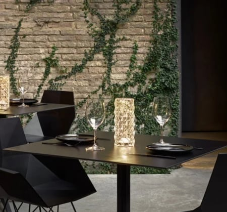 VEIOZE SI LAMPADARE - Veioză LED 50803 cu acumulator, touch și lumină reglabilă