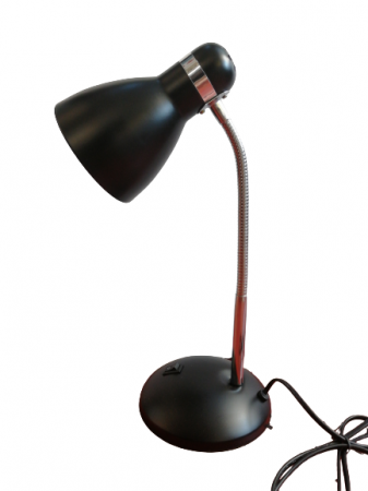 VEIOZE SI LAMPADARE - Veioză birou 960, metal, 36 cm, E27, alb/negru/albastru