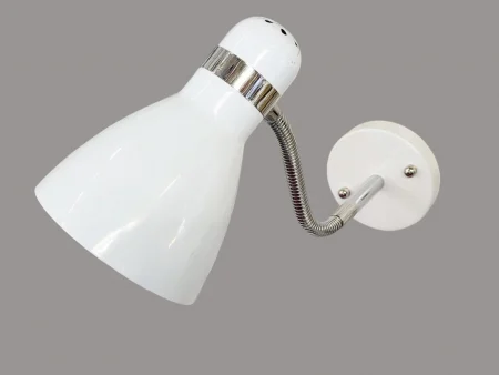 VEIOZE SI LAMPADARE - Veioză de perete 4714, braț flexibil, E27, alb/negru