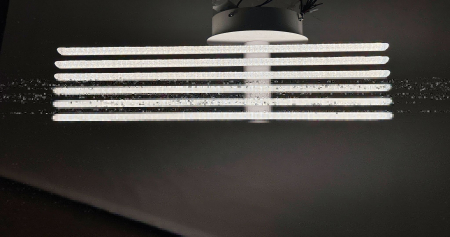 Plafonieră LED WG5116/6L, 190W, cu Telecomandă, Design Evantai cu Brațe Rotative, 3 Tipuri de Lumină [4]