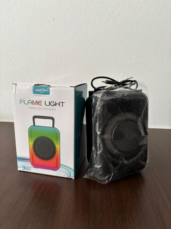 Boxă portabilă GTS-1867, 10W, Bluetooth/USB/TF/FM, baterie 1500 mAh, LED RGB [1]