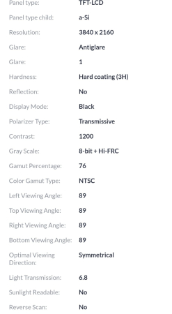 Display-uri TV - HV490QUB-N8E