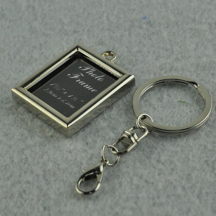 Breloc metalic insertie foto dreptunghi [3]