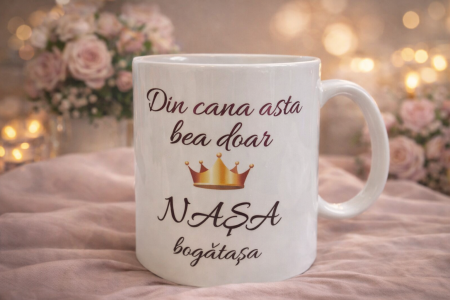 Căni personalizate - Cană personalizată Nașă