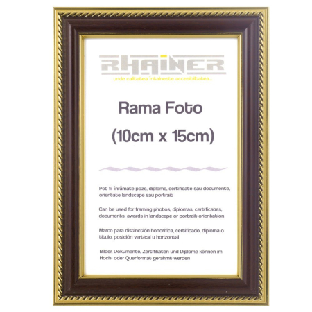 Rame Foto - Rama foto Athos maro+auriu