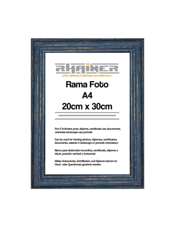 Rame Foto - Rama foto Bilbao albastru inchis A4
