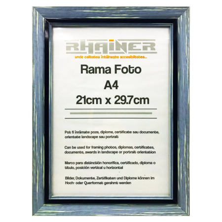 Rame Foto - Rama foto Tenerife albastru+negru A4