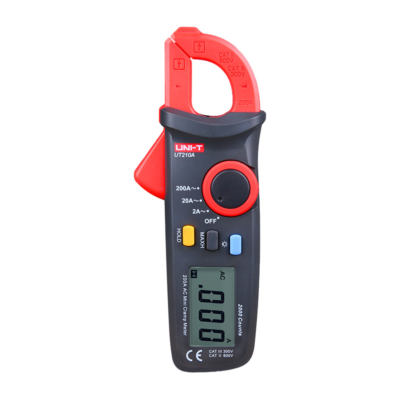 Cleste ampermetric UNI-T UT210E, 2A, 20A, 100A, LCD (2000), ideal pentru monitorizare la distanță [1]