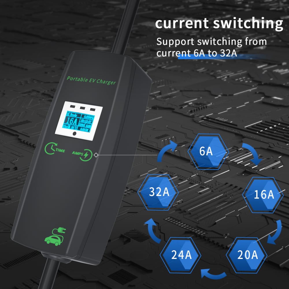 Stație Încărcare masini electrice 11 kW, 7 kW, 3.5 kW, Control Putere, Type 2, 3 Faze, 16A, Mufă CEE [9]