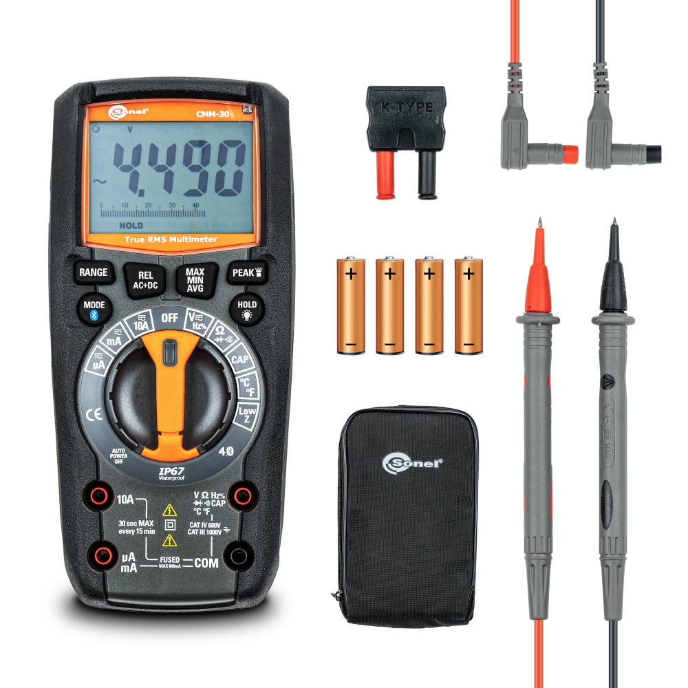 multimetru digital, SONEL, CMM-30, 0...1kV-, 0...10A- [1]