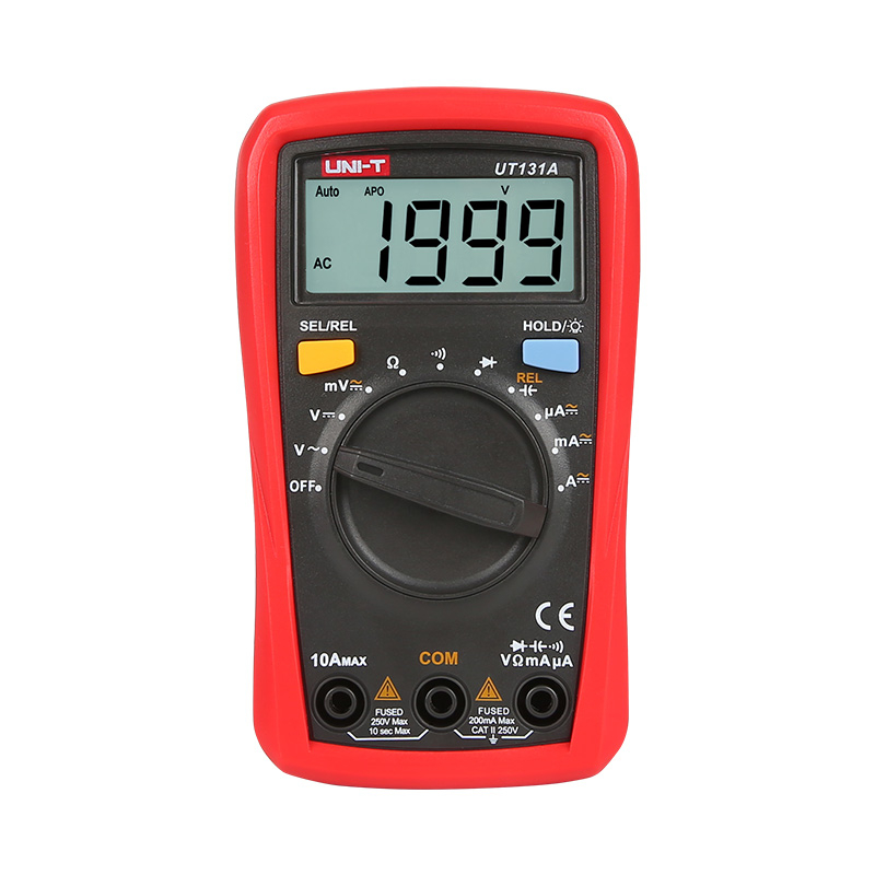 multimetru digital, UNI-T, UT131B, 0.1...200mV-0.25kV, 0.1...200µA-10A [1]