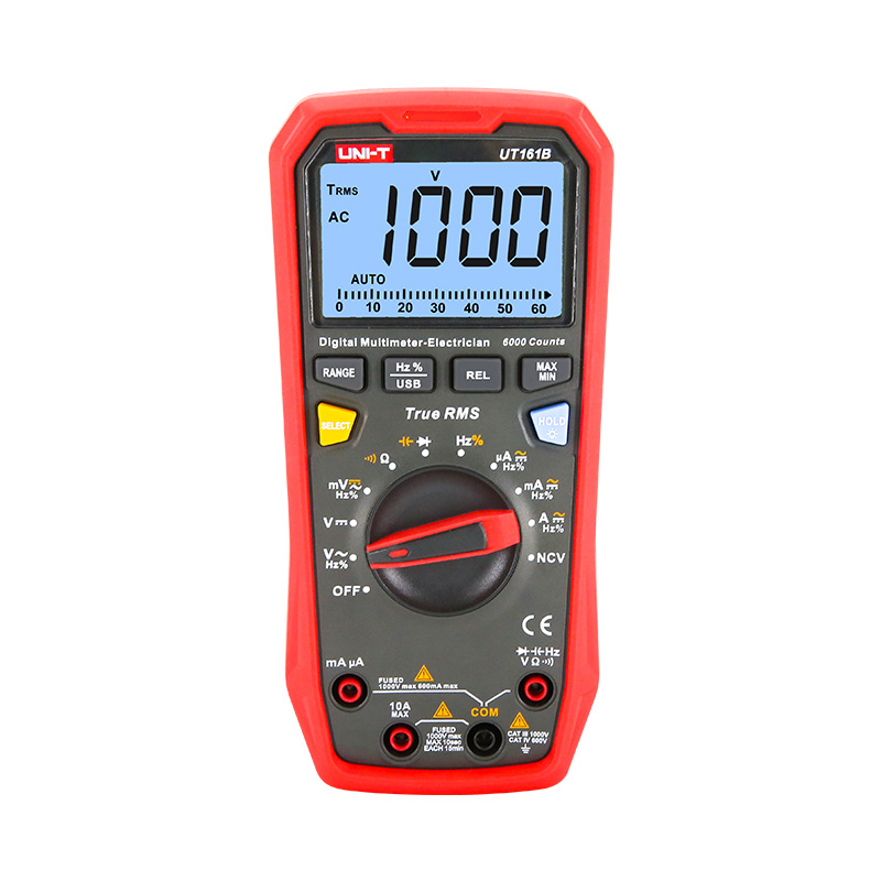 multimetru digital, UNI-T, UT161D, 60mV-1kV, 600µA-20A [1]