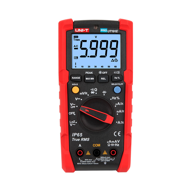 multimetru digital, UNI-T, UT191E, 600mV-0.6kV, 600µA-20A [1]