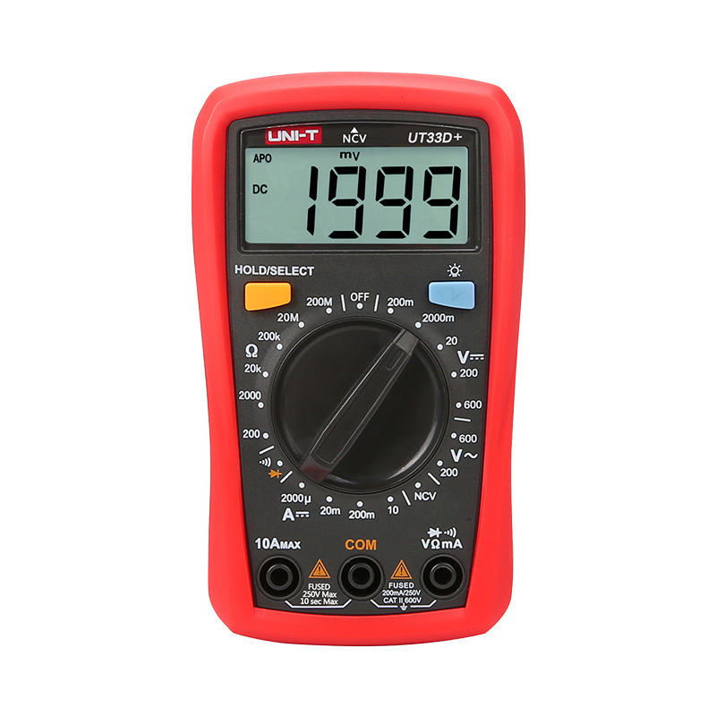 multimetru digital, UNI-T, UT33C+, 200mV-0.6kV, 2mA-10A [1]