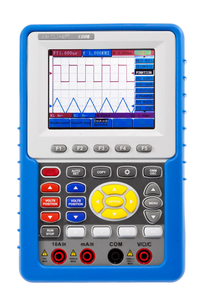 Osciloscop digital portabil PEAKTECH P 1205  20MHz 3,8" 2Ch [3]