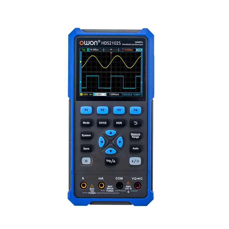 Multimetru digital și osciloscop portabil, OWON, HDS2102, 200mV-1kV, 200mA- [1]
