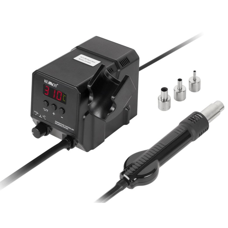 Stație de aer cald SOLDER PEAK ZD-8908,  control digital, cu butoane [2]