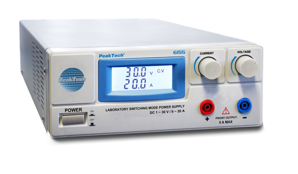 Sursa de alimentare PEAKTECH P 6155  0...20A 0...30V DC [2]