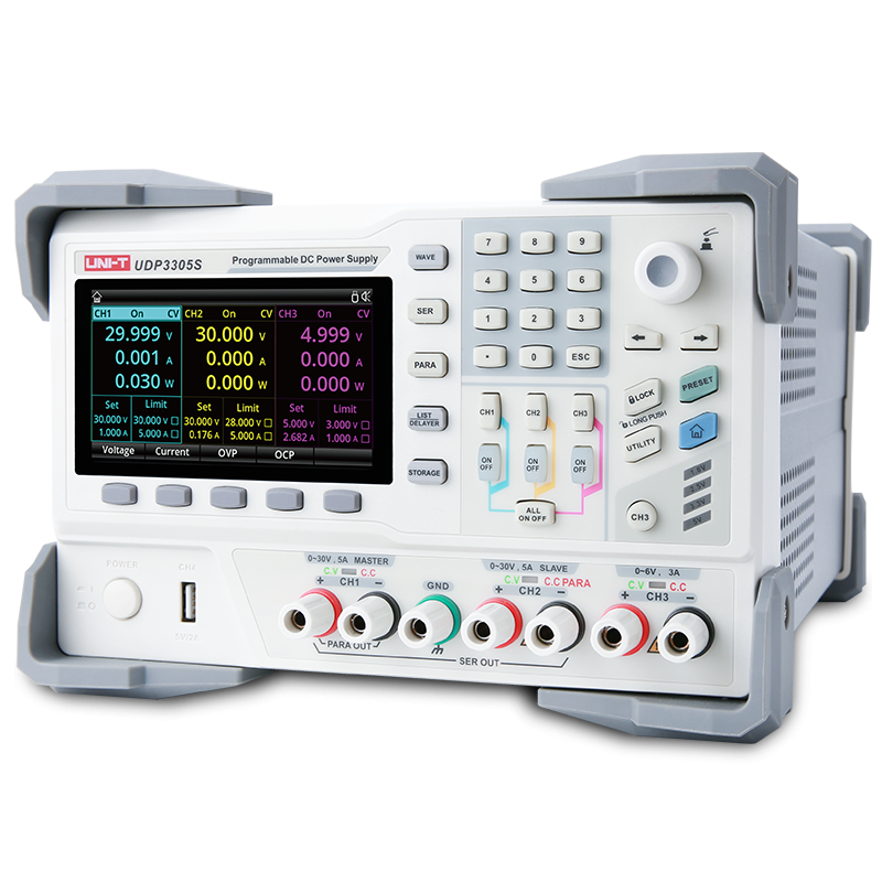 Sursa de alimentare, UNI-T, UDP3305S, LCD 4.3", 4 canale, pentru întreținerea și verificarea surselor de iluminat cu LED, Interfata LCD interactiva [2]